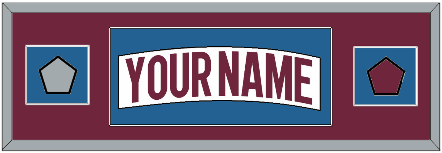 Colorado Nameplate & 2022 Stanley Cup Champions & Logo Patches - Road White - Essential Tier 2