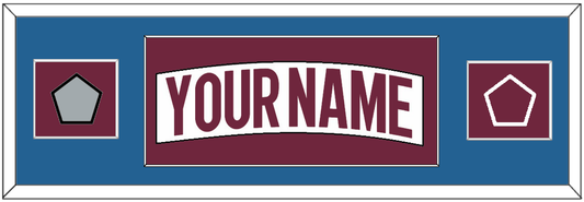 Colorado Nameplate & 2022 Stanley Cup Finals & Logo Patches - Road White - Essential Tier 3