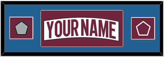 Colorado Nameplate & 2022 Stanley Cup Champions & Logo Patches - Road White - Essential Tier 3