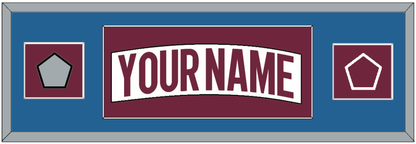 Colorado Nameplate & 2022 Stanley Cup Champions & Logo Patches - Road White - Essential Tier 3