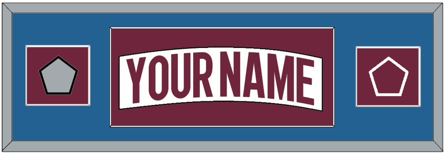 Colorado Nameplate & 2022 Stanley Cup Finals & Logo Patches - Road White - Essential Tier 3