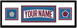 Colorado Nameplate & 2022 Stanley Cup Finals & Logo Patches - Road White - Double Mat 2