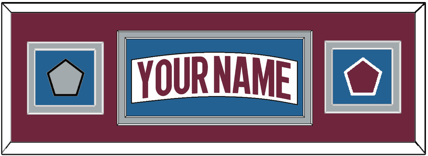 Colorado Nameplate & 2022 Stanley Cup Champions & Logo Patches - Road White - Signature Tier 3