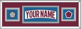 Colorado Nameplate & 2022 Stanley Cup Finals & Logo Patches - Road White - Double Mat 3