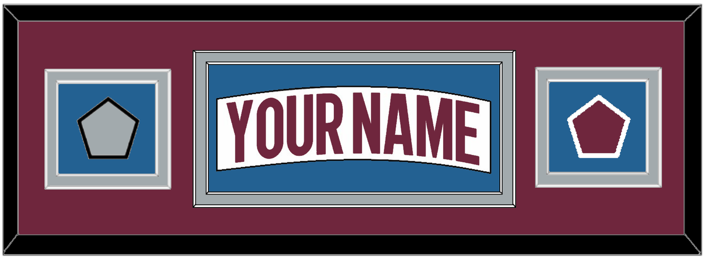 Colorado Nameplate & 2022 Stanley Cup Champions & Logo Patches - Road White - Signature Tier 3