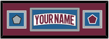 Colorado Nameplate & 2022 Stanley Cup Champions & Logo Patches - Road White - Double Mat 3