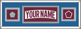 Colorado Nameplate & 2022 Stanley Cup Champions & Logo Patches - Road White - Double Mat 4