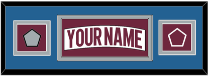 Colorado Nameplate & 2022 Stanley Cup Champions & Logo Patches - Road White - Signature Tier 4