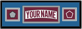 Colorado Nameplate & 2022 Stanley Cup Finals & Logo Patches - Road White - Double Mat 4