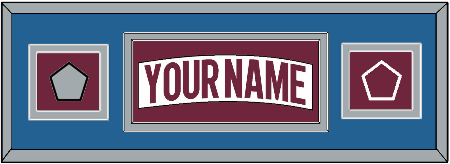 Colorado Nameplate & 2022 Stanley Cup Champions & Logo Patches - Road White - Signature Tier 4