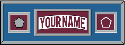 Colorado Nameplate & 2022 Stanley Cup Champions & Logo Patches - Road White - Signature Tier 4