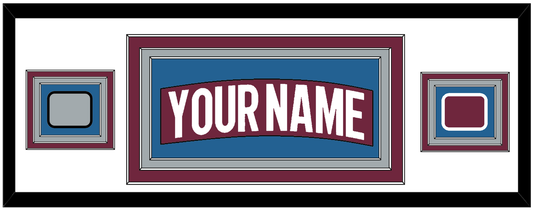 Colorado Nameplate & 2022 Stanley Cup Finals & Logo Patches - Home Burgundy - Premier Tier 1