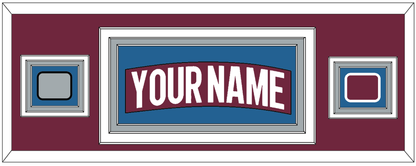 Colorado Nameplate & 2022 Stanley Cup Finals & Logo Patches - Home Burgundy - Premier Tier 2
