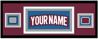 Colorado Nameplate & 2022 Stanley Cup Finals & Logo Patches - Home Burgundy - Premier Tier 2