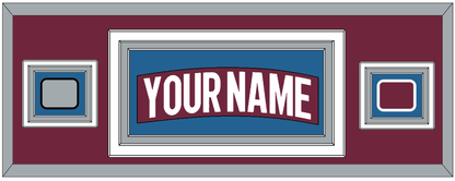 Colorado Nameplate & 2022 Stanley Cup Finals & Logo Patches - Home Burgundy - Premier Tier 2