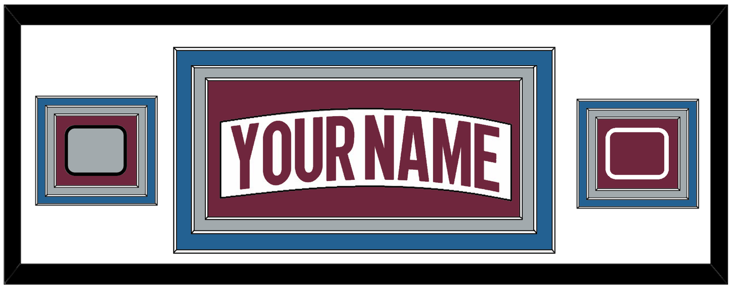 Colorado Nameplate & 2022 Stanley Cup Finals & Logo Patches - Road White - Premier Tier 1