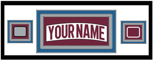 Colorado Nameplate & 2022 Stanley Cup Finals & Logo Patches - Road White - Premier Tier 1