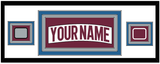 Colorado Nameplate & 2022 Stanley Cup Champions & Logo Patches - Road White - Triple Mat 1