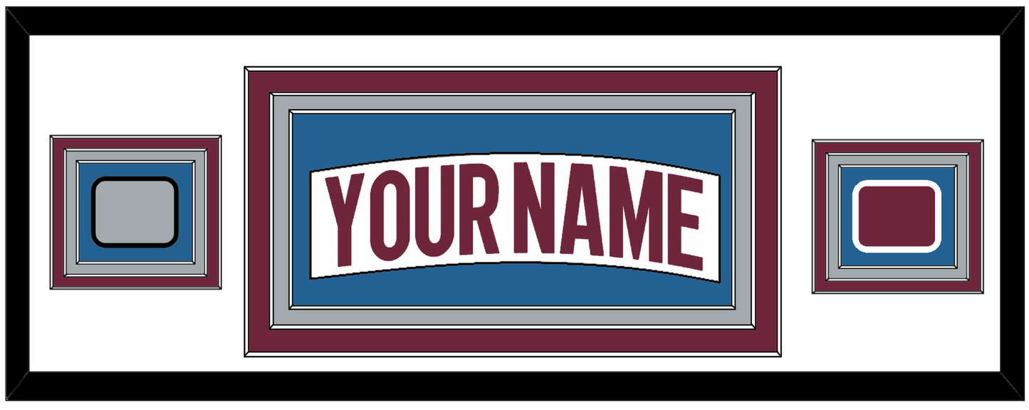 Colorado Nameplate & 2022 Stanley Cup Finals & Logo Patches - Road White - Premier Tier 2