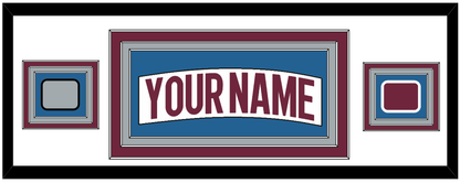 Colorado Nameplate & 2022 Stanley Cup Finals & Logo Patches - Road White - Premier Tier 2