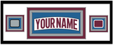 Colorado Nameplate & 2022 Stanley Cup Champions & Logo Patches - Road White - Triple Mat 2