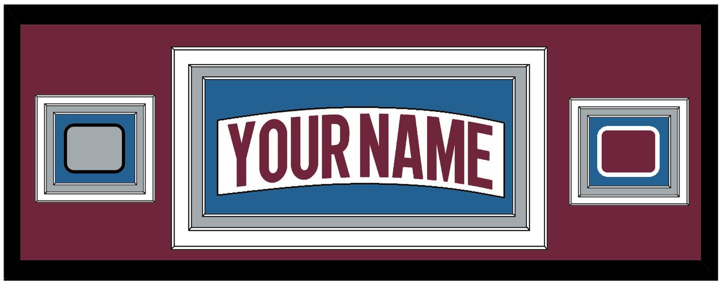 Colorado Nameplate & 2022 Stanley Cup Finals & Logo Patches - Road White - Premier Tier 3