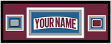 Colorado Nameplate & 2022 Stanley Cup Champions & Logo Patches - Road White - Triple Mat 3