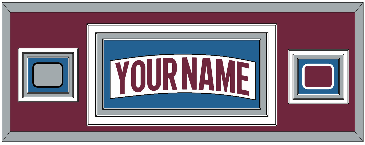 Colorado Nameplate & 2022 Stanley Cup Champions & Logo Patches - Road White - Premier Tier 3