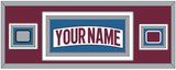 Colorado Nameplate & 2022 Stanley Cup Champions & Logo Patches - Road White - Triple Mat 3