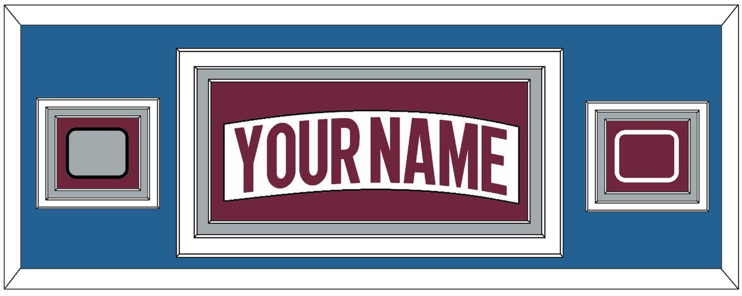 Colorado Nameplate & 2022 Stanley Cup Champions & Logo Patches - Road White - Premier Tier 4