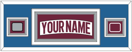 Colorado Nameplate & 2022 Stanley Cup Champions & Logo Patches - Road White - Premier Tier 4