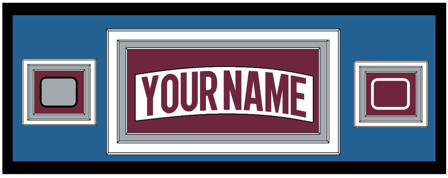 Colorado Nameplate & 2022 Stanley Cup Champions & Logo Patches - Road White - Premier Tier 4