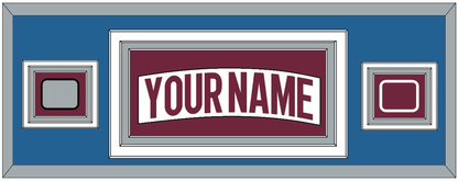 Colorado Nameplate & 2022 Stanley Cup Champions & Logo Patches - Road White - Premier Tier 4