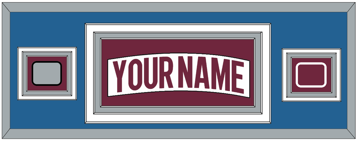 Colorado Nameplate & 2022 Stanley Cup Finals & Logo Patches - Road White - Premier Tier 4