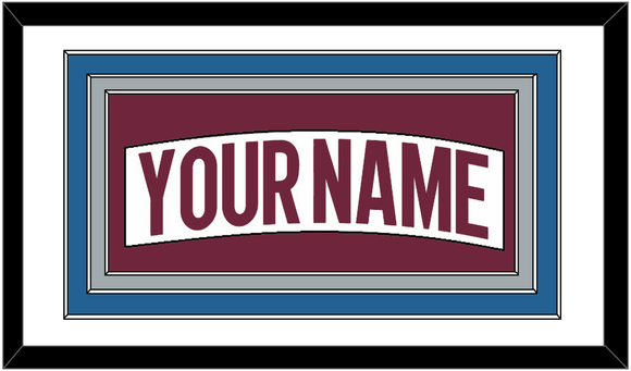Colorado Nameplate - Road White - Triple Mat 1