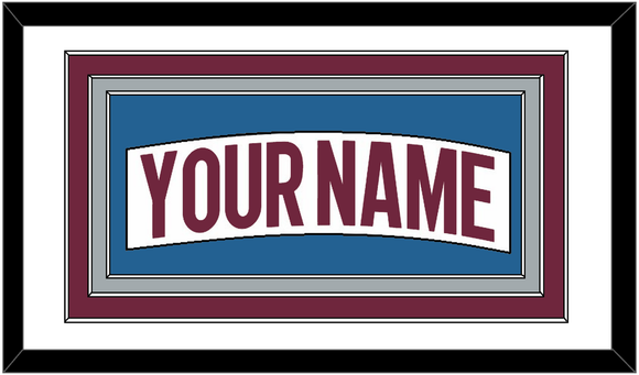 Colorado Nameplate - Road White - Triple Mat 2