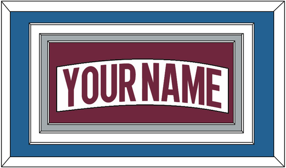 Colorado Nameplate - Road White - Triple Mat 3