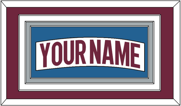 Colorado Nameplate - Road White - Triple Mat 4