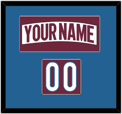 Colorado Nameplate & Number (Shoulder) - Road White - Essential Tier 2
