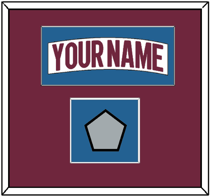 Colorado Nameplate & 2022 Stanley Cup Champions Patch - Road White - Essential Tier 3