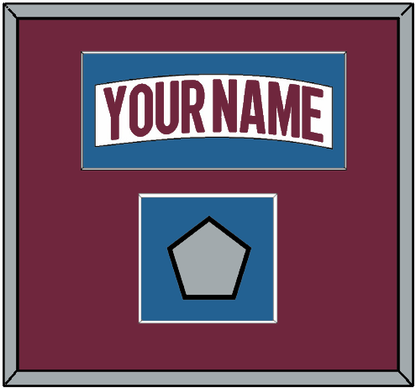 Colorado Nameplate & 2022 Stanley Cup Champions Patch - Road White - Essential Tier 3