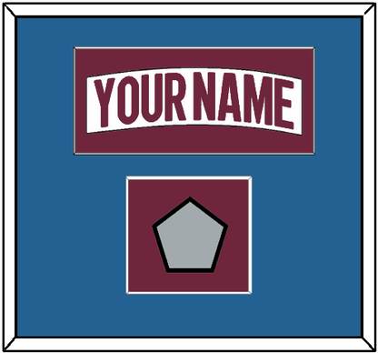 Colorado Nameplate & 2022 Stanley Cup Champions Patch - Road White - Essential Tier 4