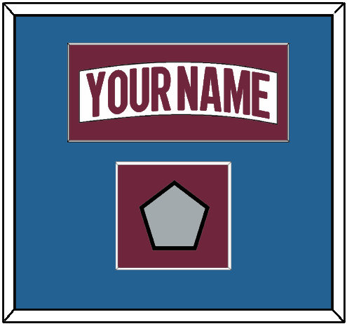 Colorado Nameplate & 2022 Stanley Cup Finals Patch - Road White - Essential Tier 4