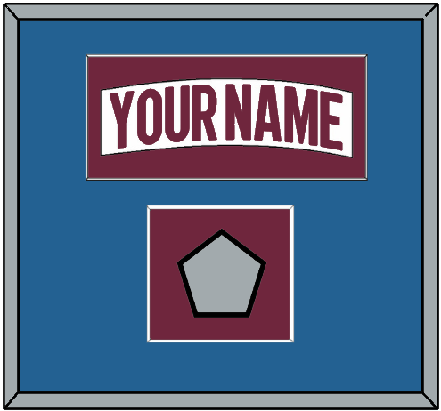Colorado Nameplate & 2022 Stanley Cup Champions Patch - Road White - Essential Tier 4