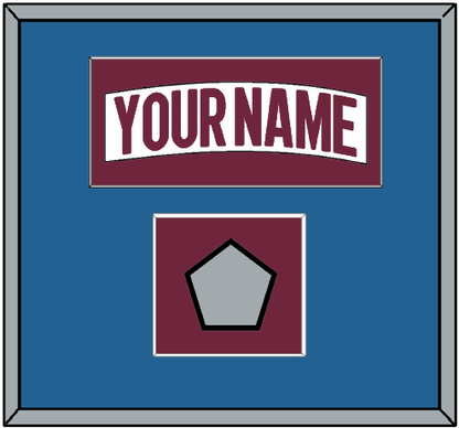 Colorado Nameplate & 2022 Stanley Cup Champions Patch - Road White - Essential Tier 4