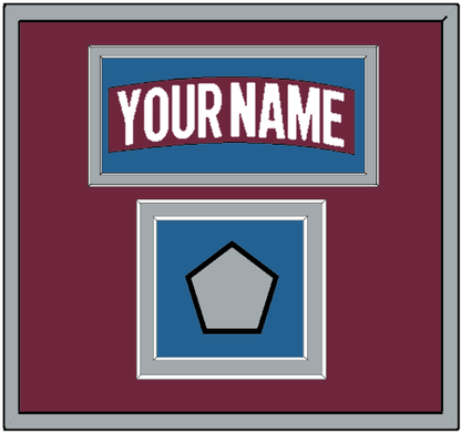 Colorado Nameplate & 2022 Stanley Cup Finals Patch - Home Burgundy - Signature Tier 2