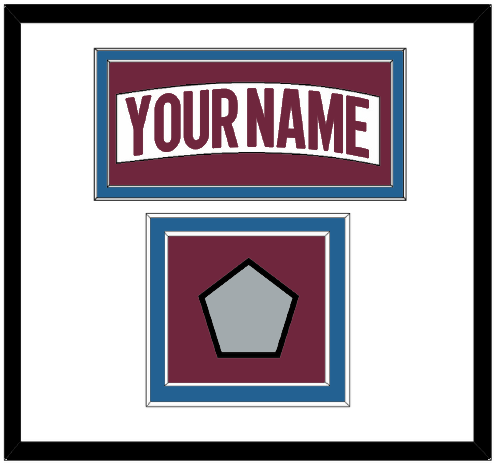 Colorado Nameplate & 2022 Stanley Cup Finals Patch - Road White - Signature Tier 1