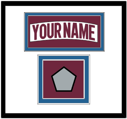 Colorado Nameplate & 2022 Stanley Cup Finals Patch - Road White - Signature Tier 1