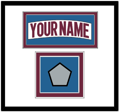 Colorado Nameplate & 2022 Stanley Cup Champions Patch - Road White - Signature Tier 2