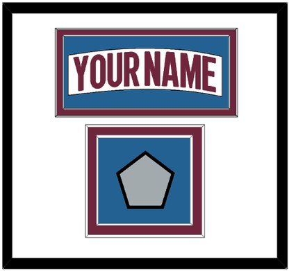 Colorado Nameplate & 2022 Stanley Cup Champions Patch - Road White - Signature Tier 2